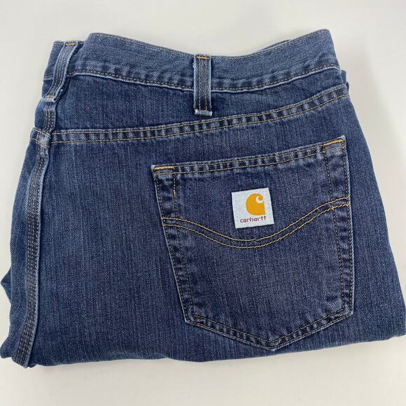 Carhartt Men's 42x30 Blue Medium Wash Relaxed Fit Jeans - Picture 1 of 6